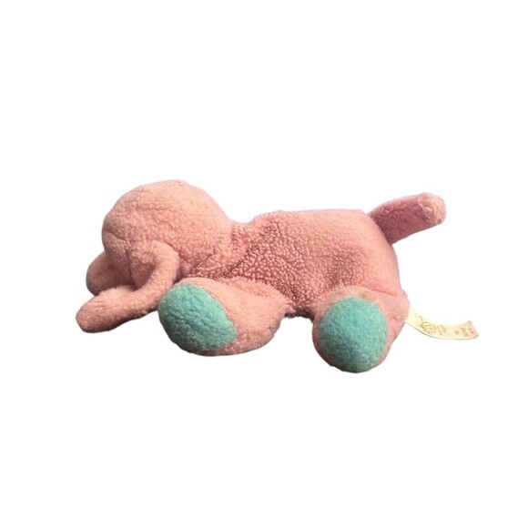 Russ Yomiko Dreamers Pink Dachshund Puppy Dog Plush Rare HTF Beanie Plush Small - Picture 7 of 9